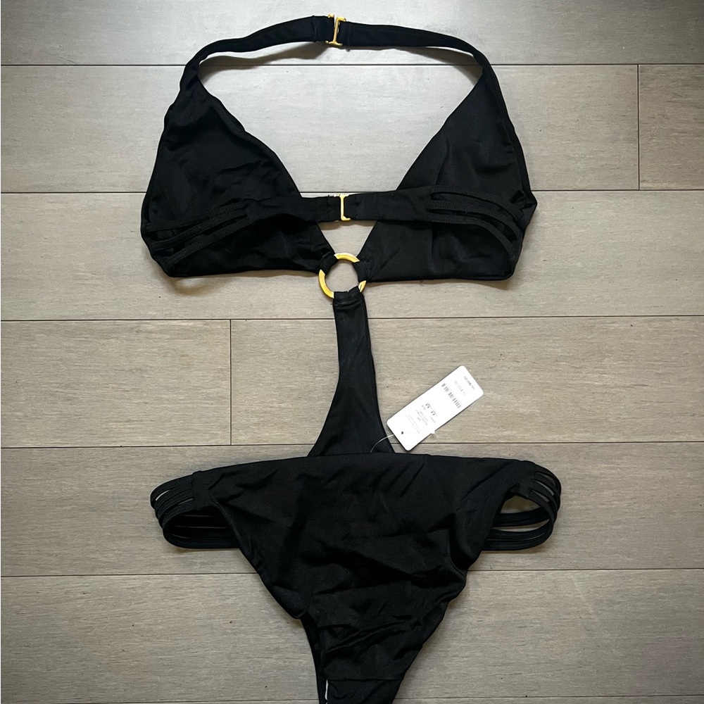 NWT bebe cut out swimsuit - Picture 2 of 5